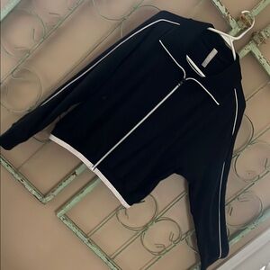 Athlete blk crop jacket small